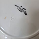 Sarreguemines art deco deep plate