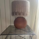 Vintage elm lamp