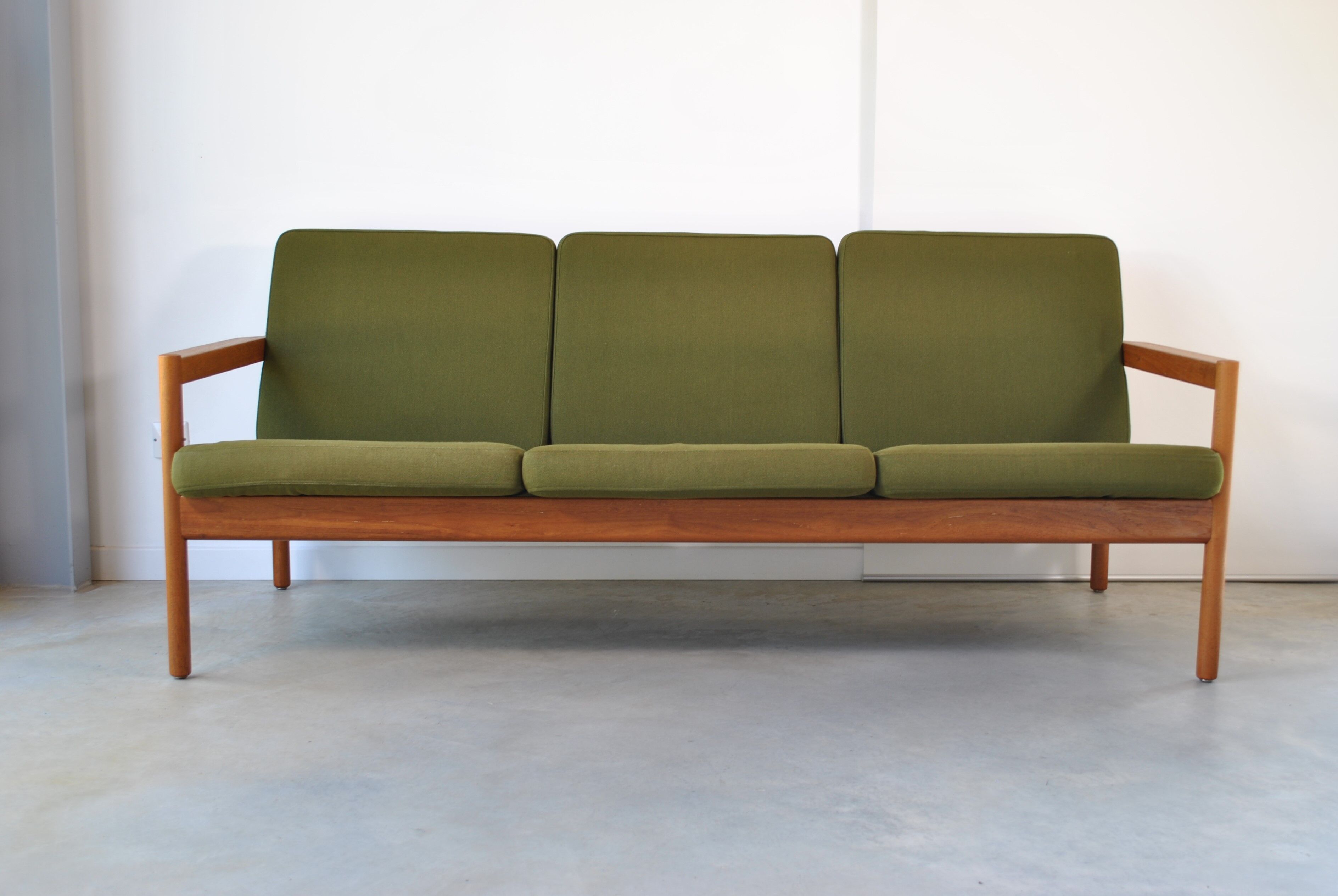 Danish sofa by Kai Kristiansen by Magnus Olesen for Domus Danica year 60