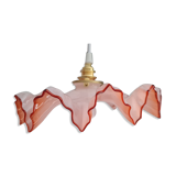 Vintage opaline rose hanging lamp