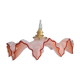 Suspension vintage opaline rose