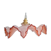 Suspension vintage opaline rose