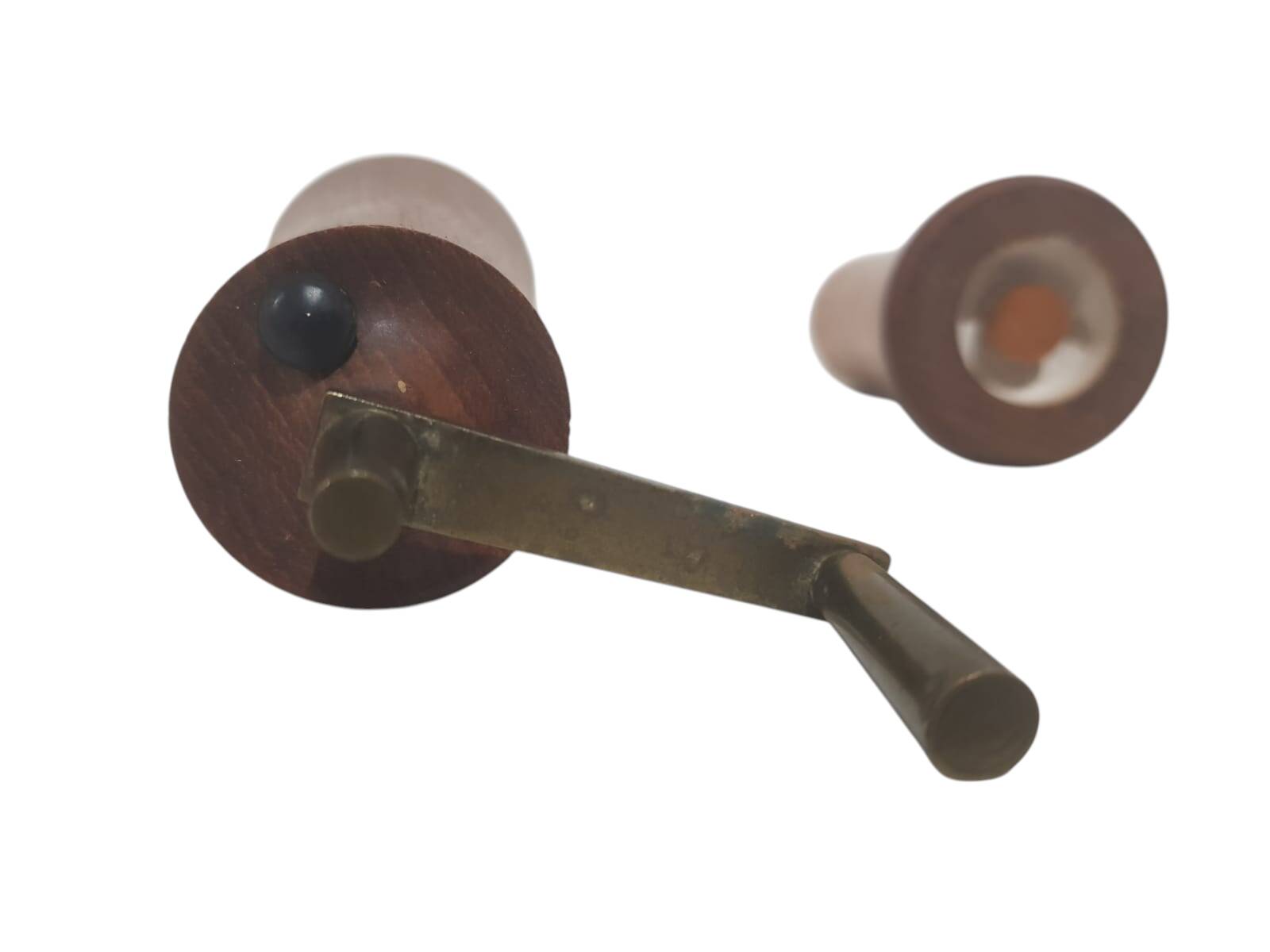 Teak salt shaker and pepper mill, Laurids Lonborg, Denmark, 1960s.