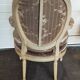 Old pair of Louis XVI style armchairs