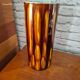 Large tube vase in slipware