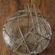 Salad basket metal wire star opening