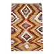 3x5 Green & Red Tribal Kilim Rug, 102x148Cm