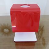 Calligaris luce lamp made in italy 2007 red plexiglass