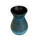 Accolay, blue ceramic vase, "gauloise" collection, 1960s