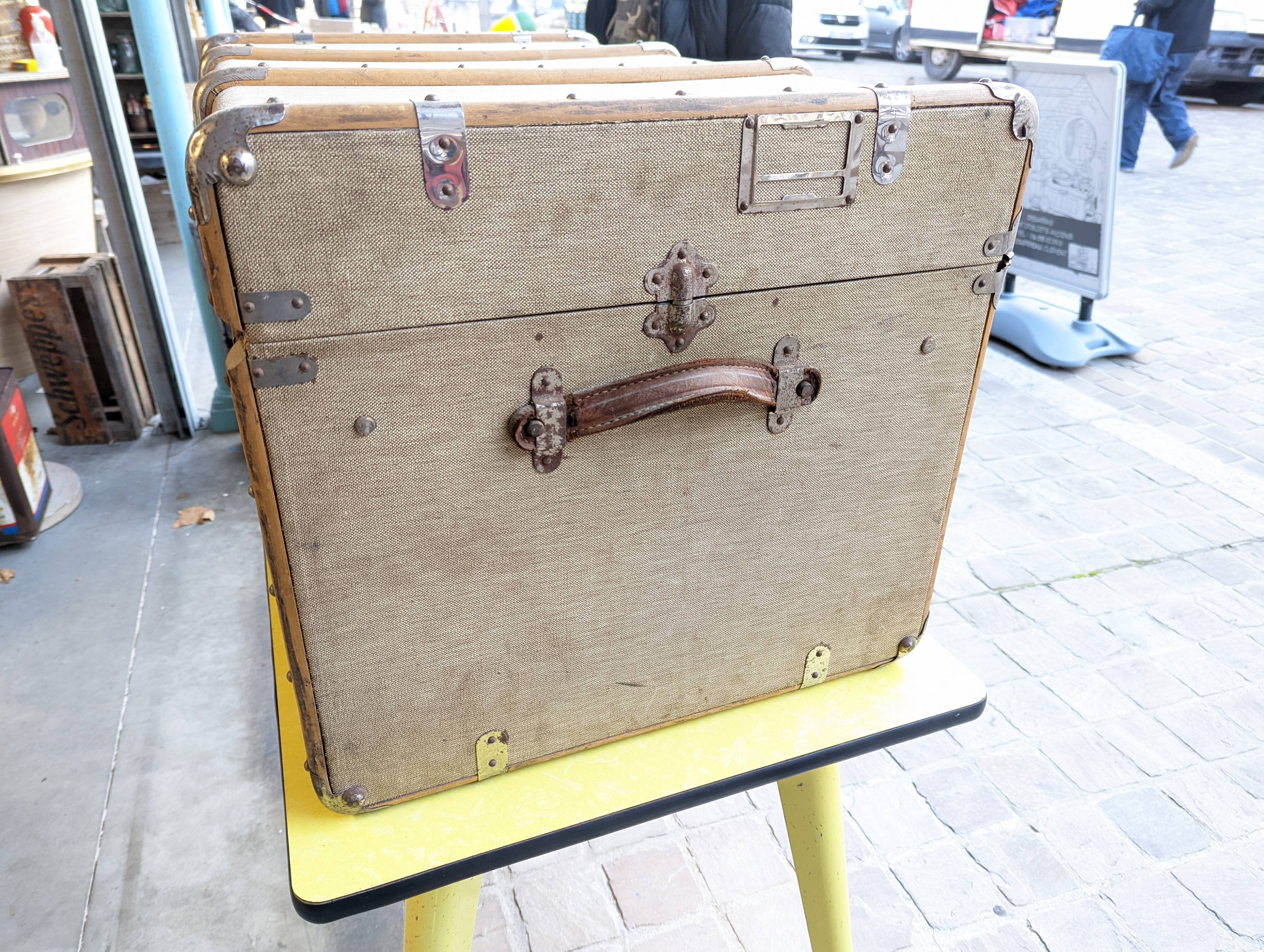 Vintage SNCF storage trunk