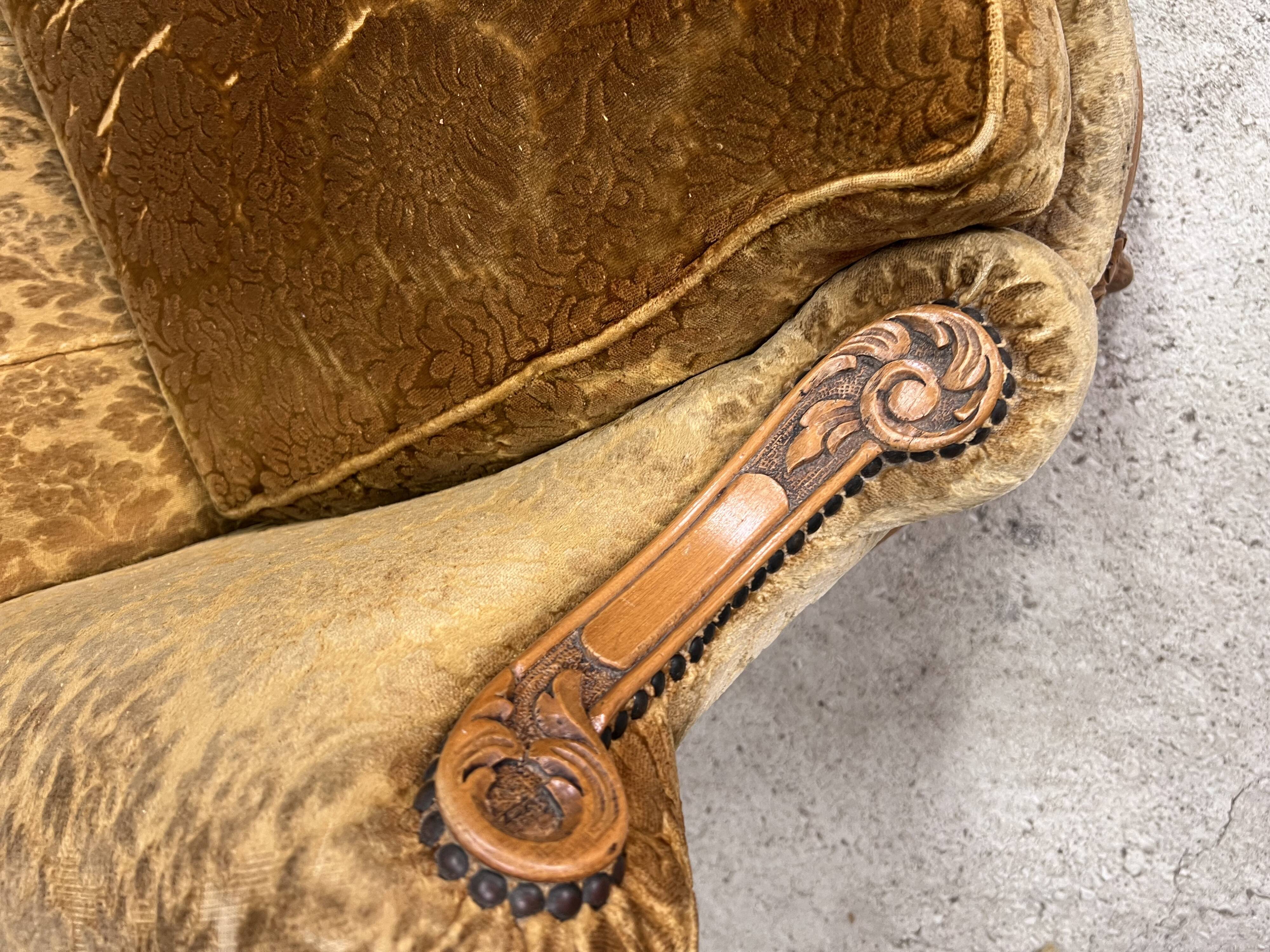 Paire de fauteuils baroque