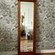 Large rectangular beveled mirror