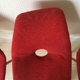 Midcentury hungarian chairs, side chairs by Judit Burian and Erika Szek, 1950s