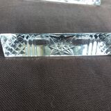 6 knife holders in cut crystal