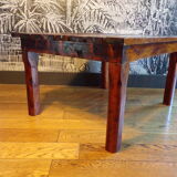 1960 pine slatted coffee table
