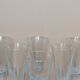 Service 24 pieces vintage foot glasses 70s