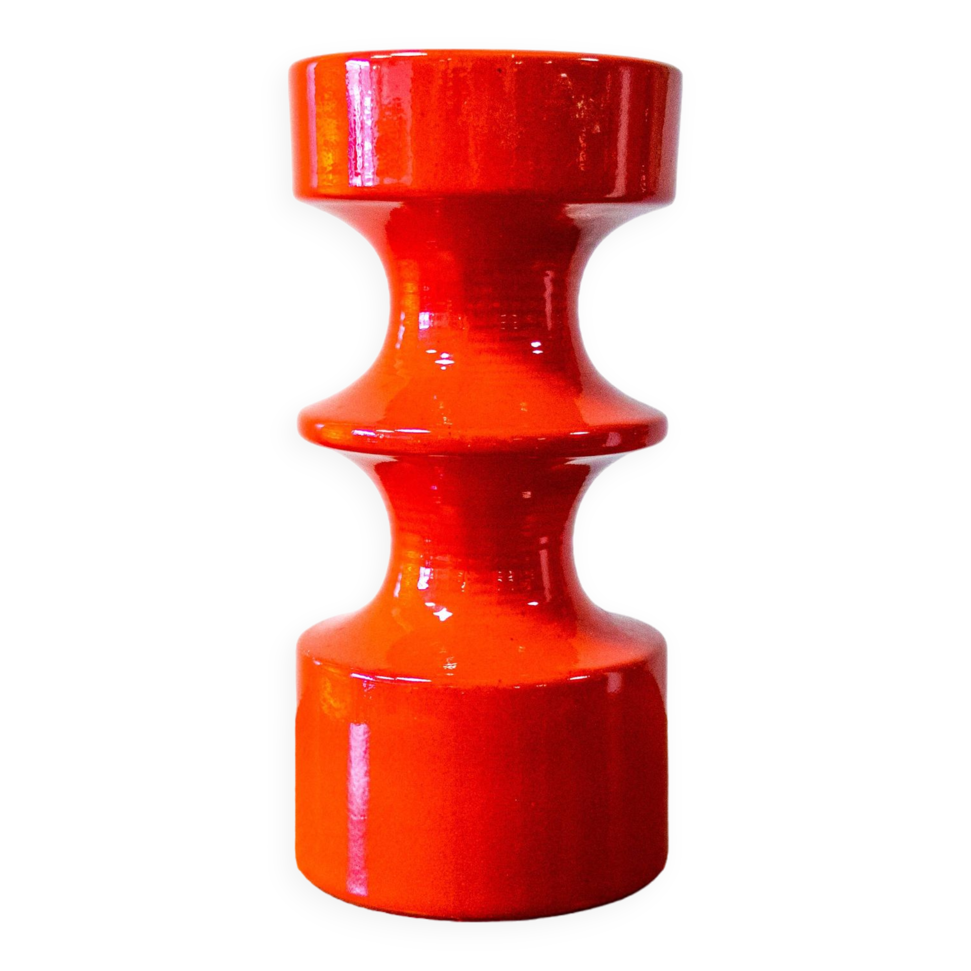 Ceramic candle holder circa 1960