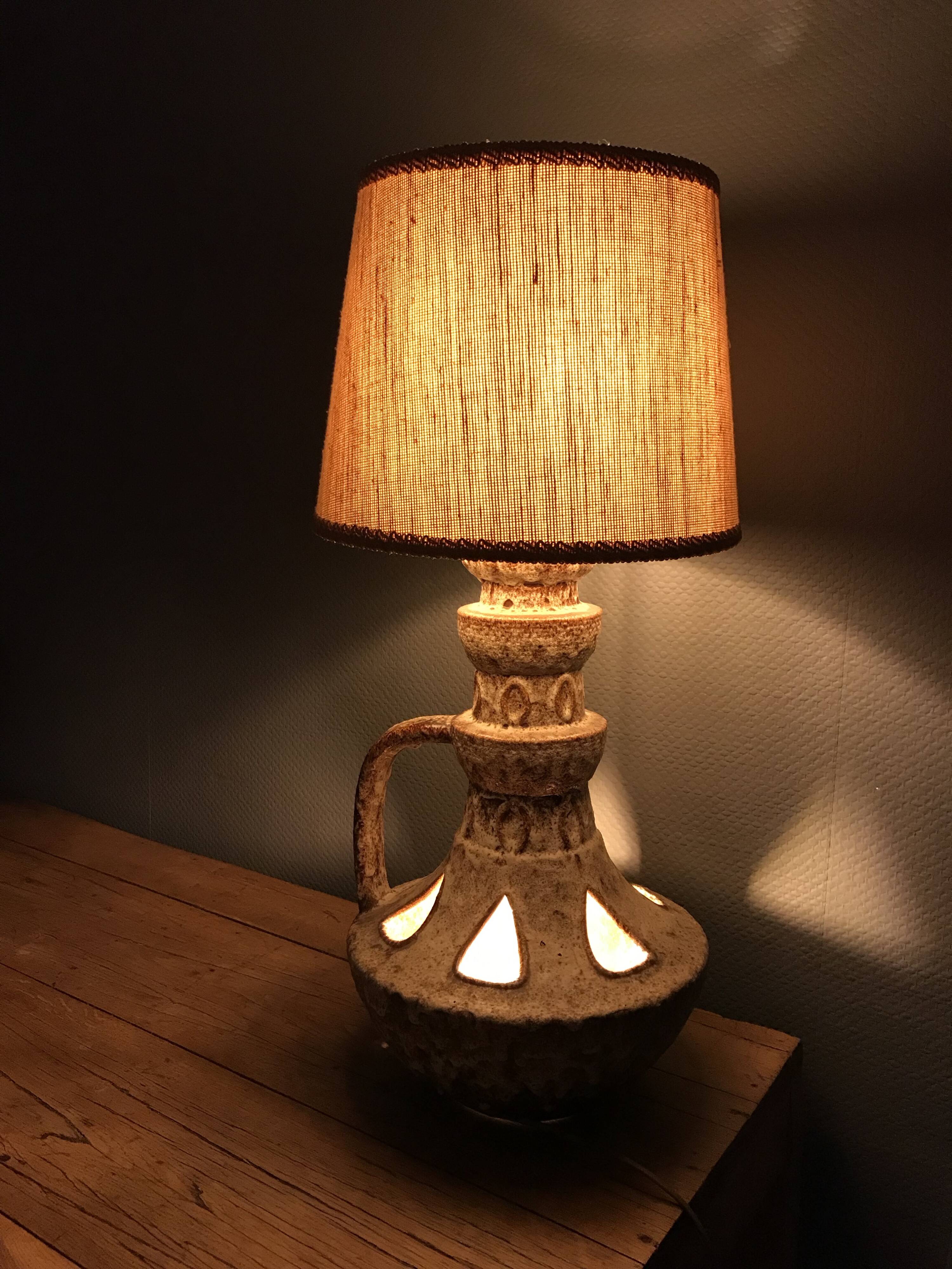 Lampadaire Fat lava West Germany