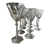 Verres cristal baccarat arcade - eau et vin