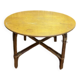 Bamboo and oak garden table