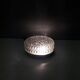Vintage ceiling light / wall light - Molded glass - diamond tips - 1970s