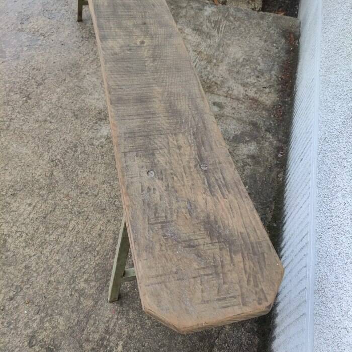 Old farm bench