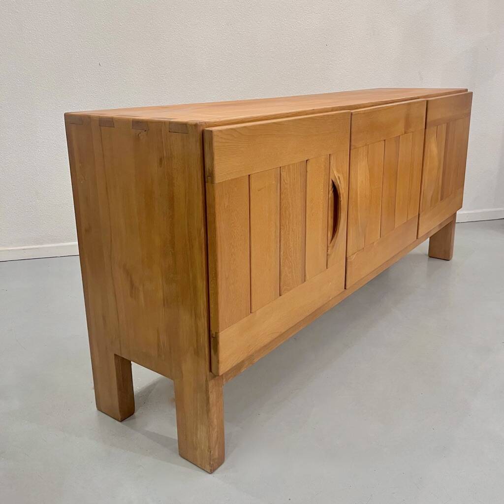 Massive elm enfilade from the Regain house, France around 1970.