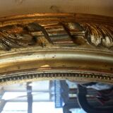 Mirror oval wood stuck and Golden State 110 x 68