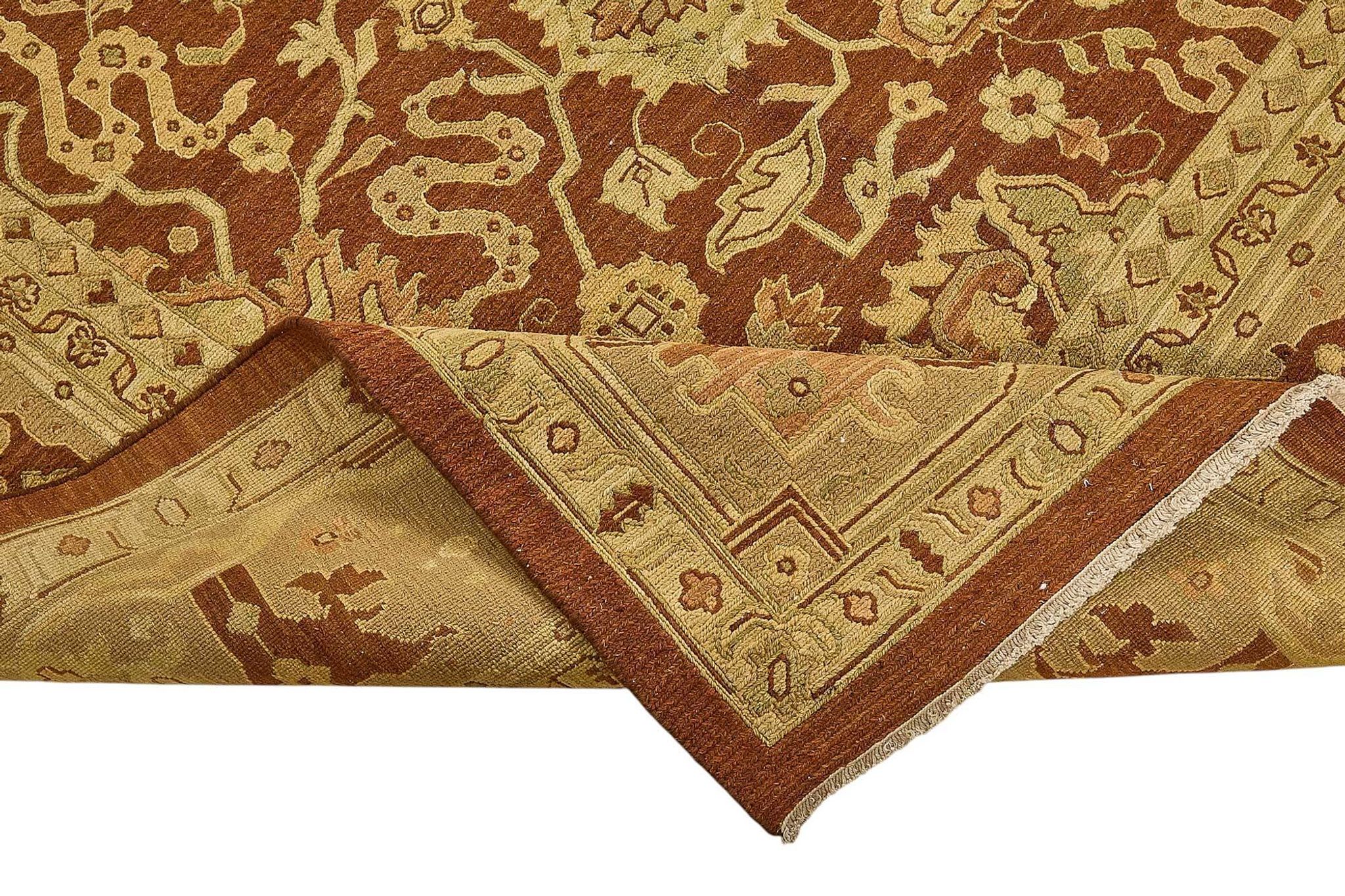 Turkish Handknotted Wool Oushak Rug 293 cm x 401 cm