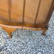 Art Deco display cabinet in walnut from the 1930s.