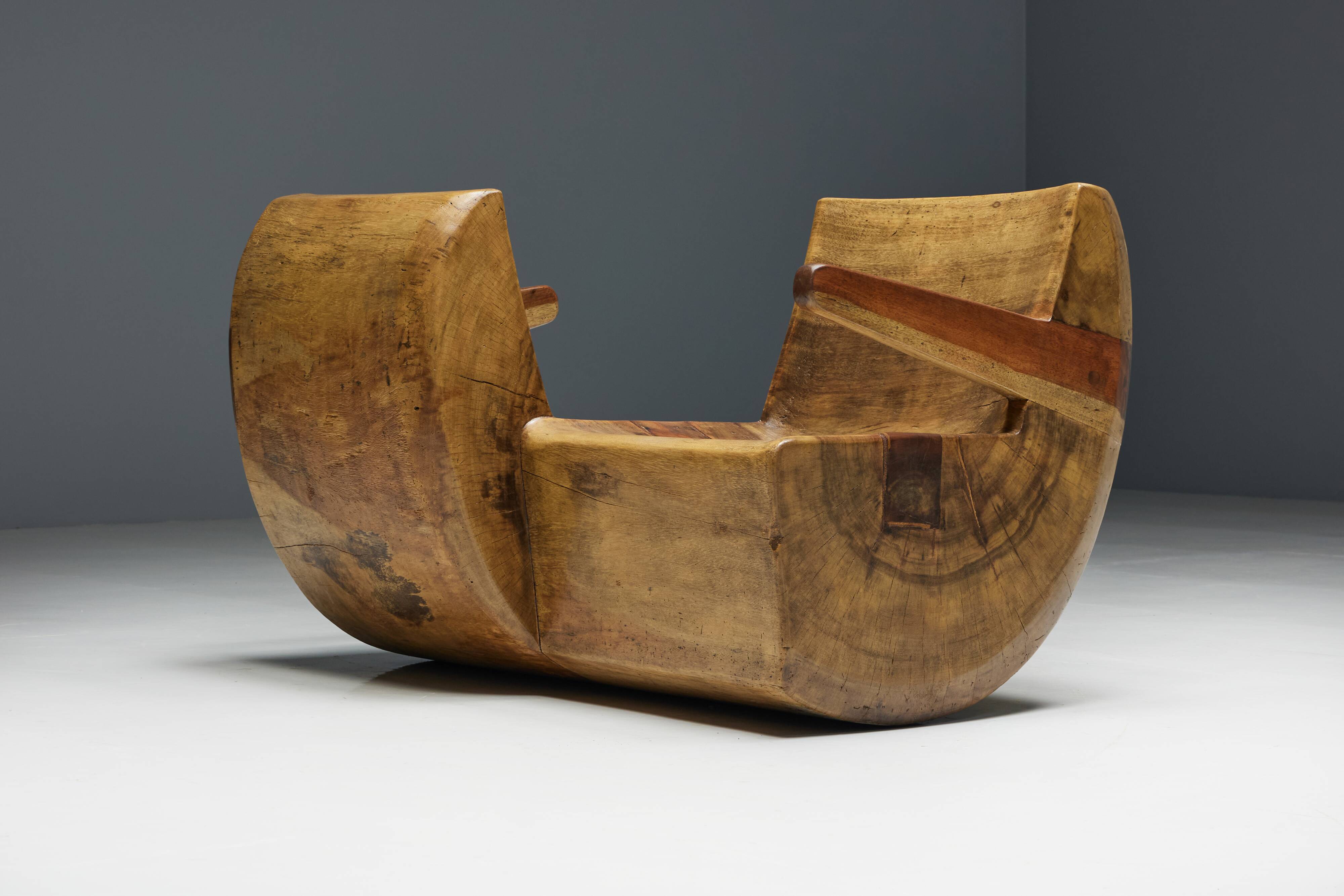 Two-Seater "Namoradeira" by Zanine Caldas, Brazil, 1975