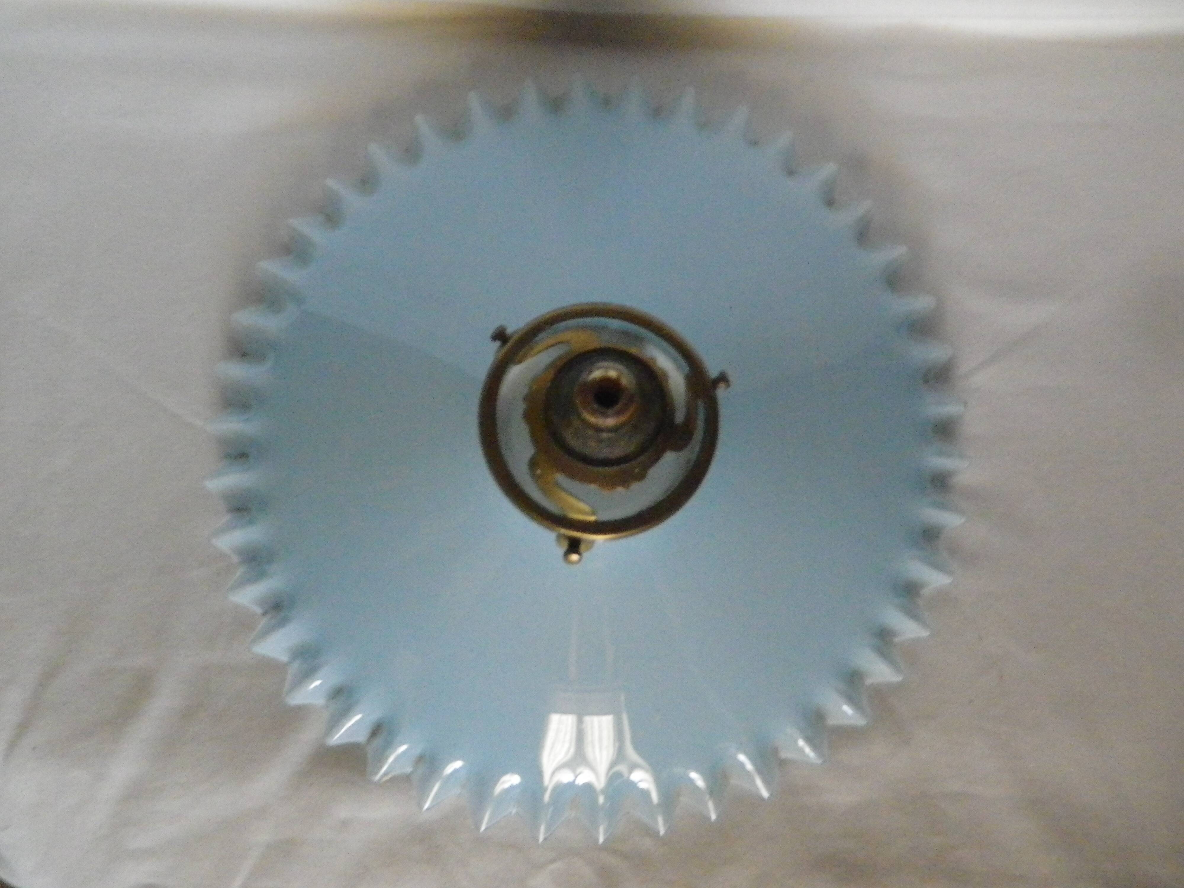 blue serrated opaline