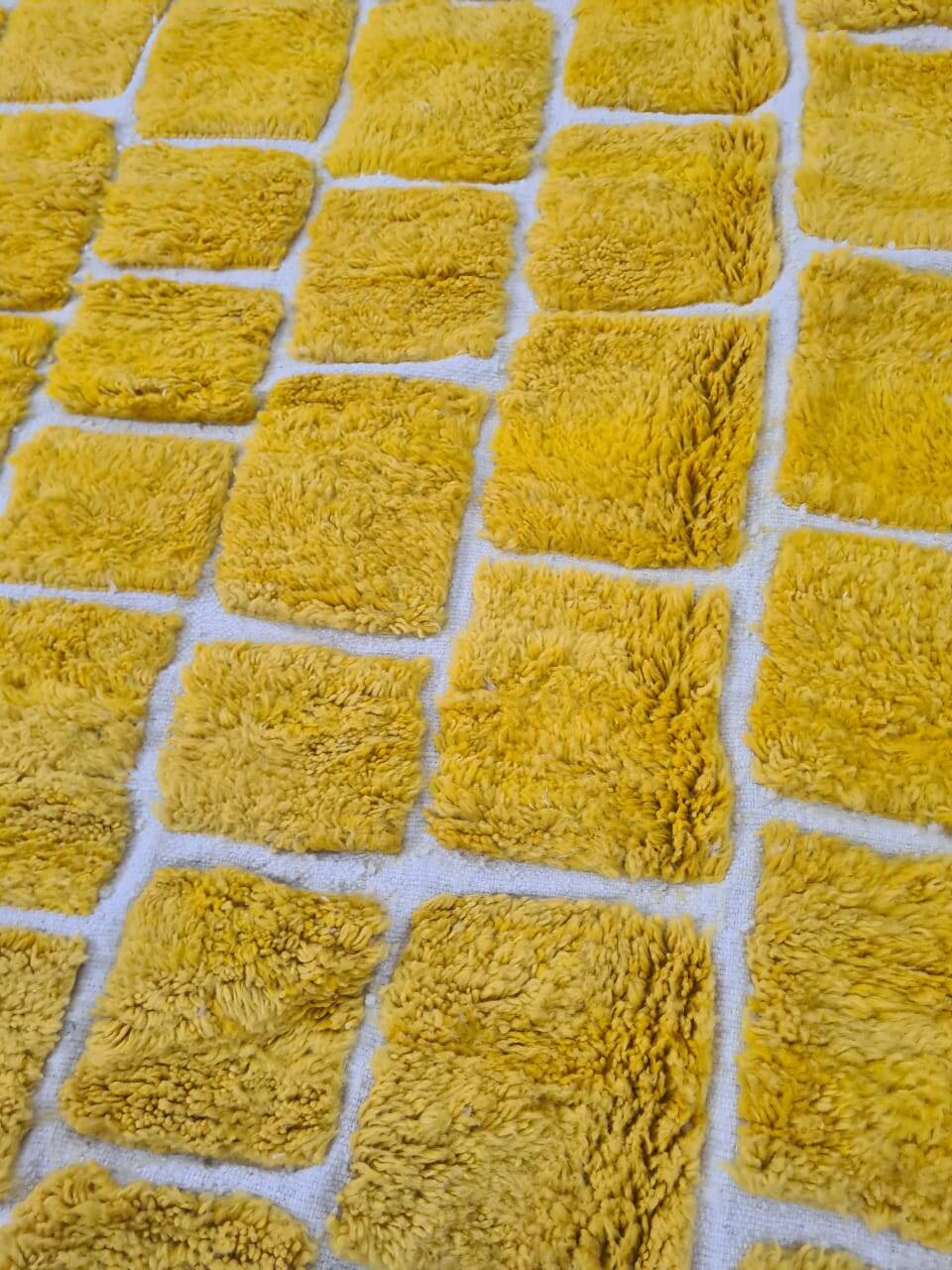 Handmade wool Berber rug 270x230cm