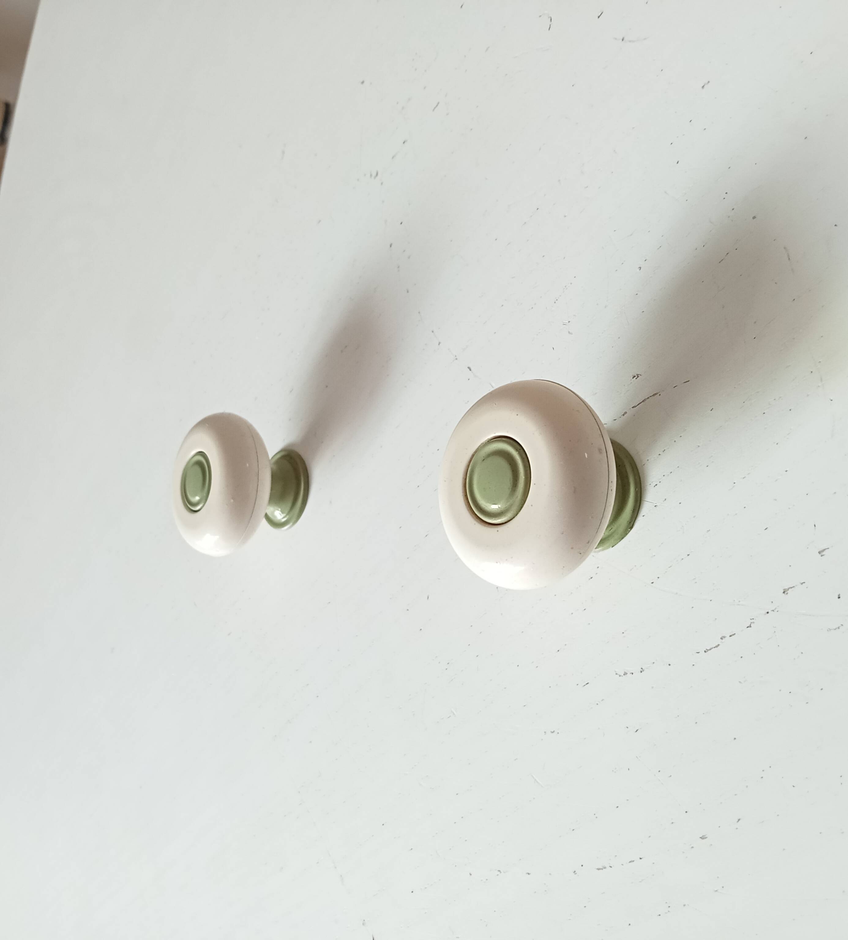 Pair of vintage furniture handles from the 70s/80s