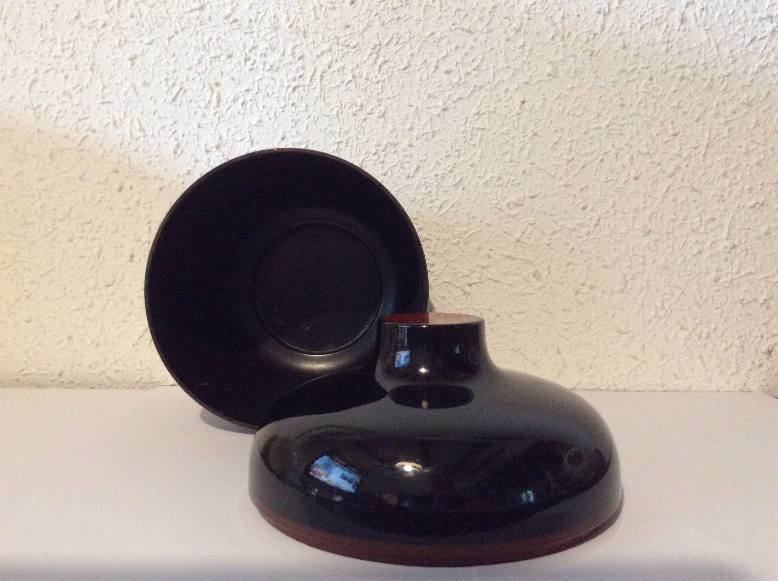 Vintage black bakelite box