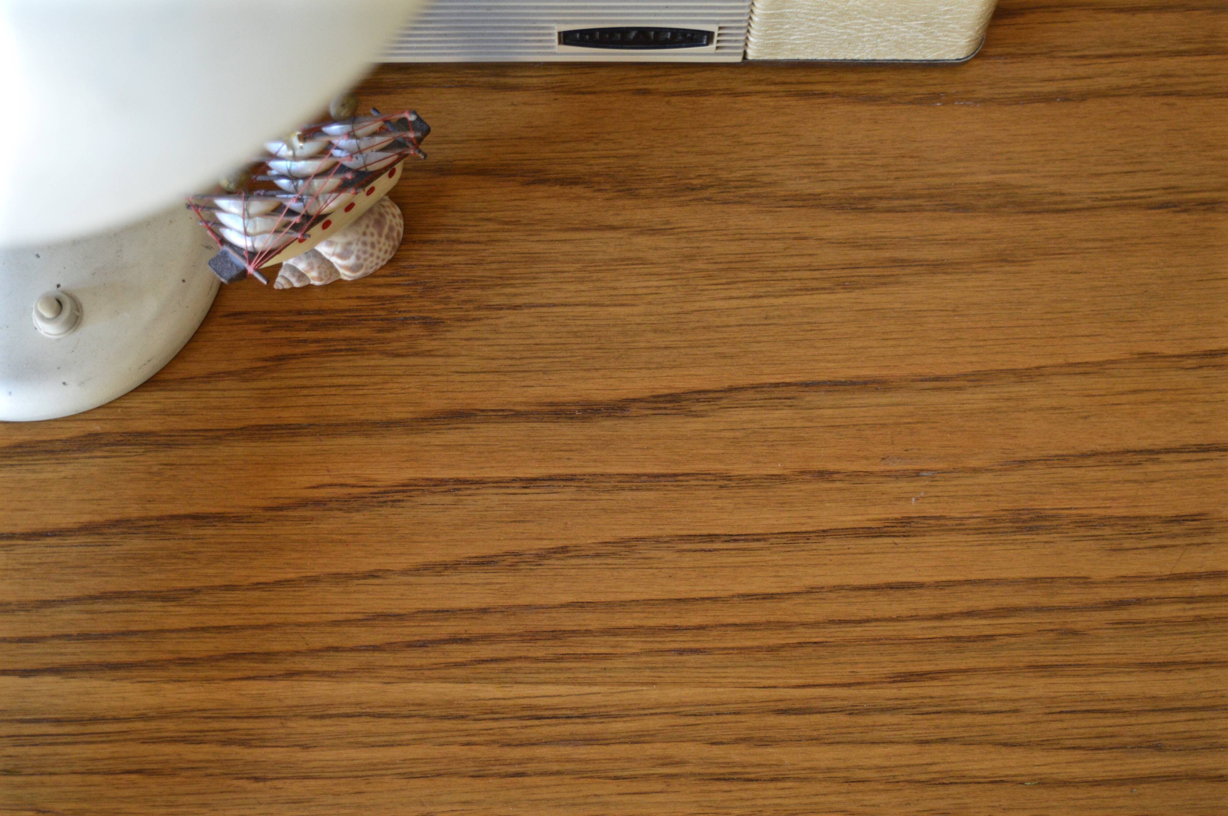 Rattan and bamboo desk