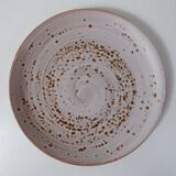 6 signed stoneware dinner plates