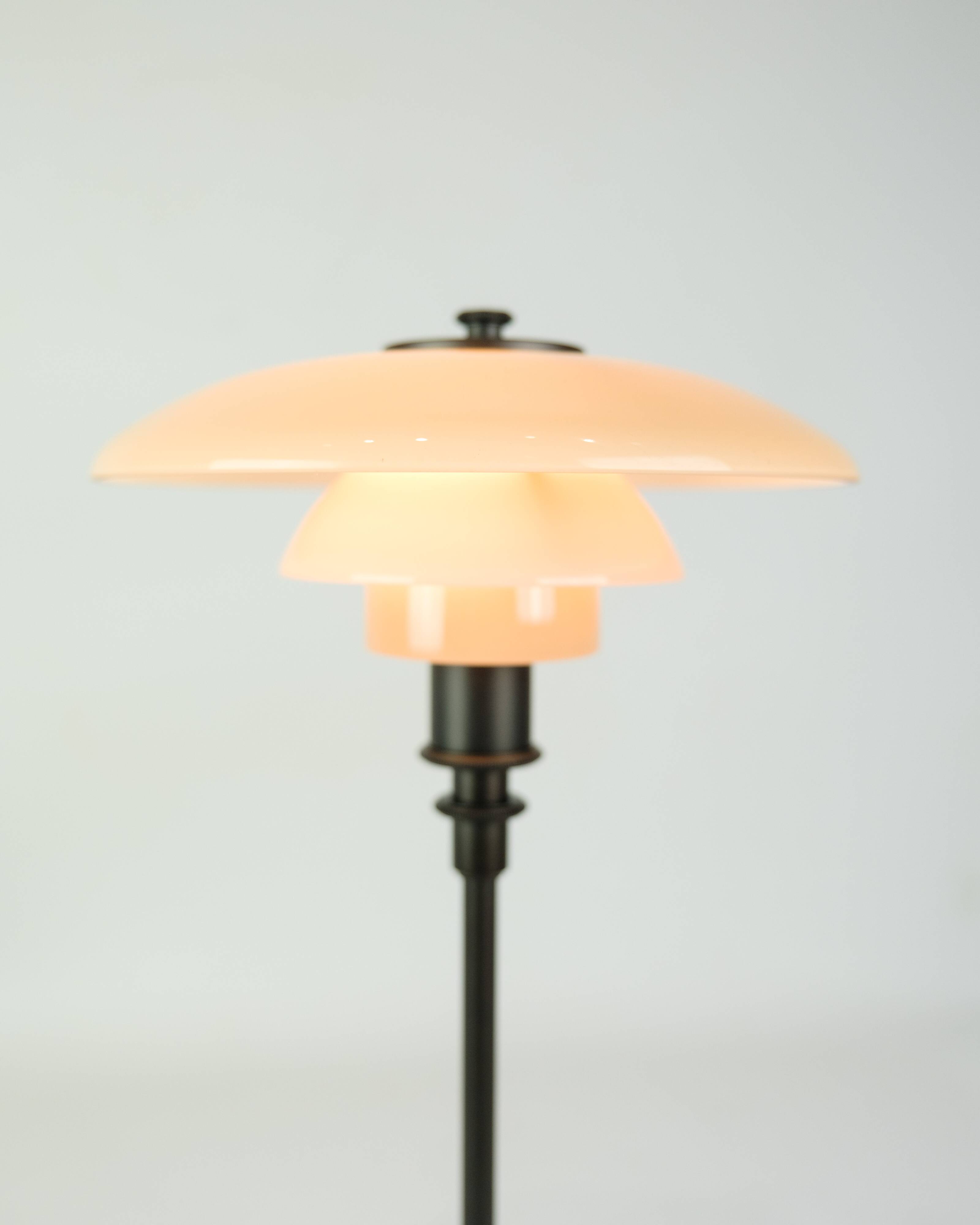 PH 2/1 Table Lamp Limited Edition In Dusty Terracotta By Poul Henningsen