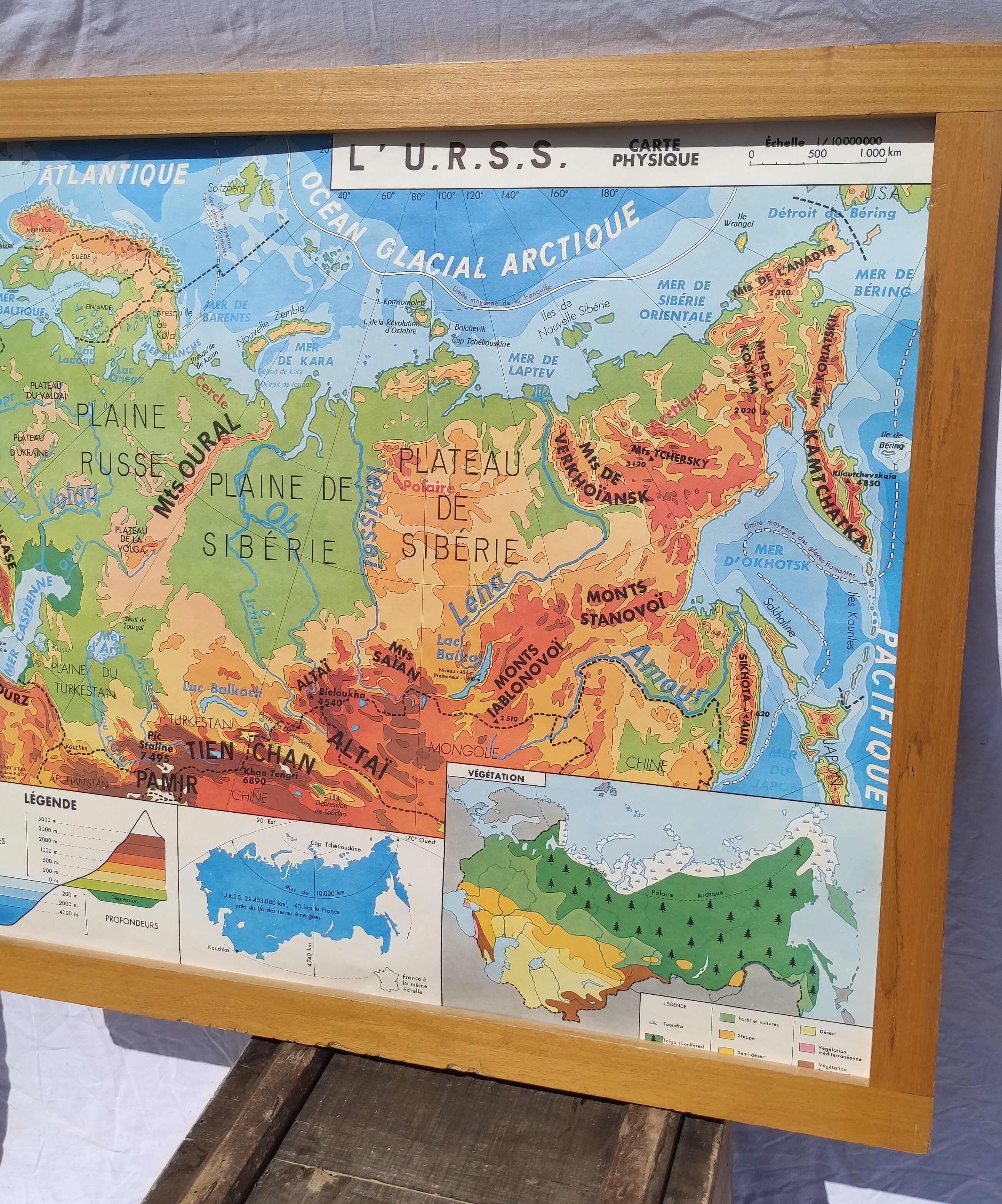 Geographical pedagogical and school poster the House of Teachers