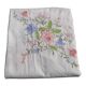 White oval tablecloth large format floral 255X170