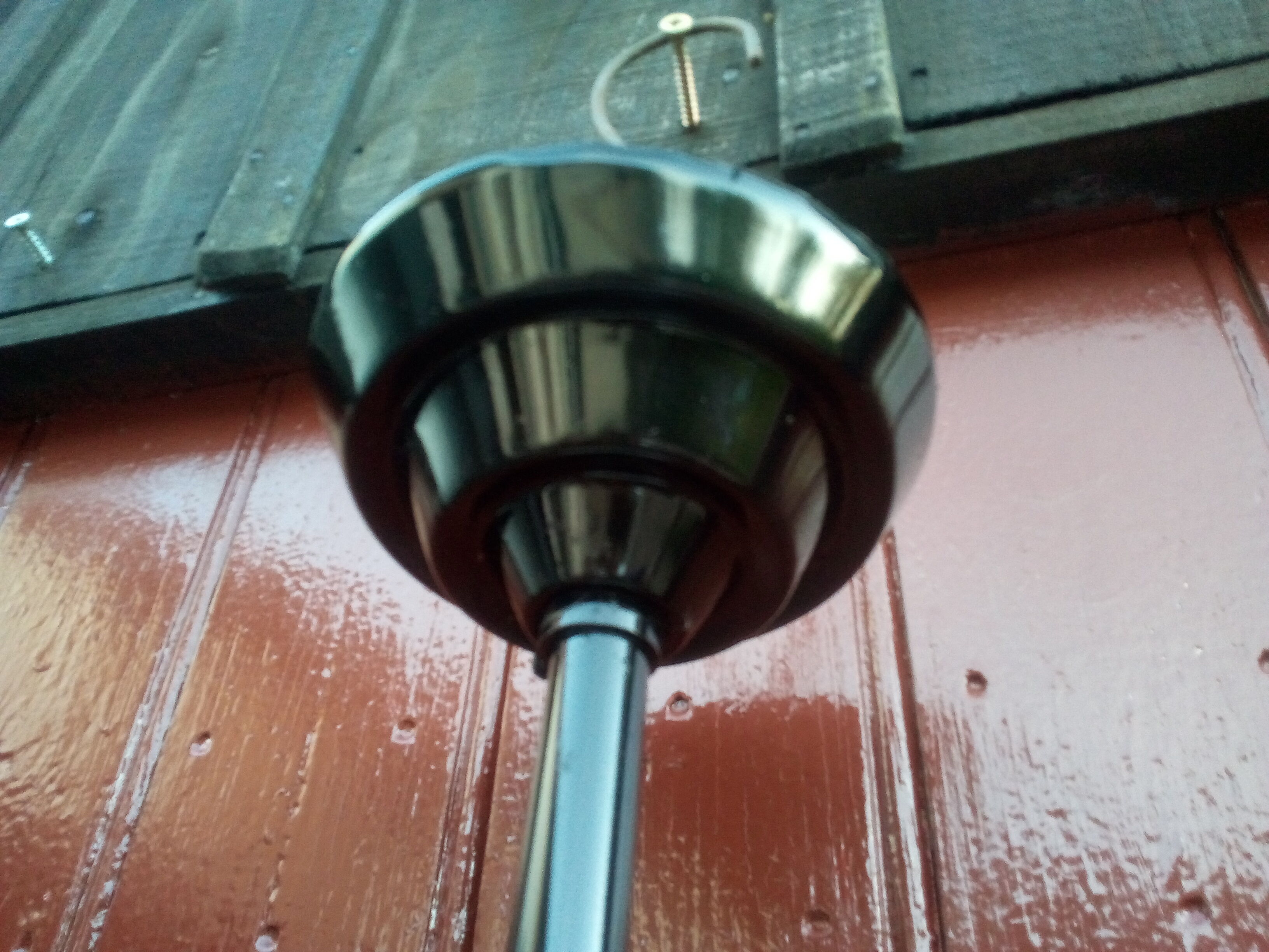 White opaline hanging