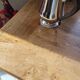 Vintage stainless steel milk jug