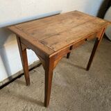 Solid wood desk with a drawer 1900