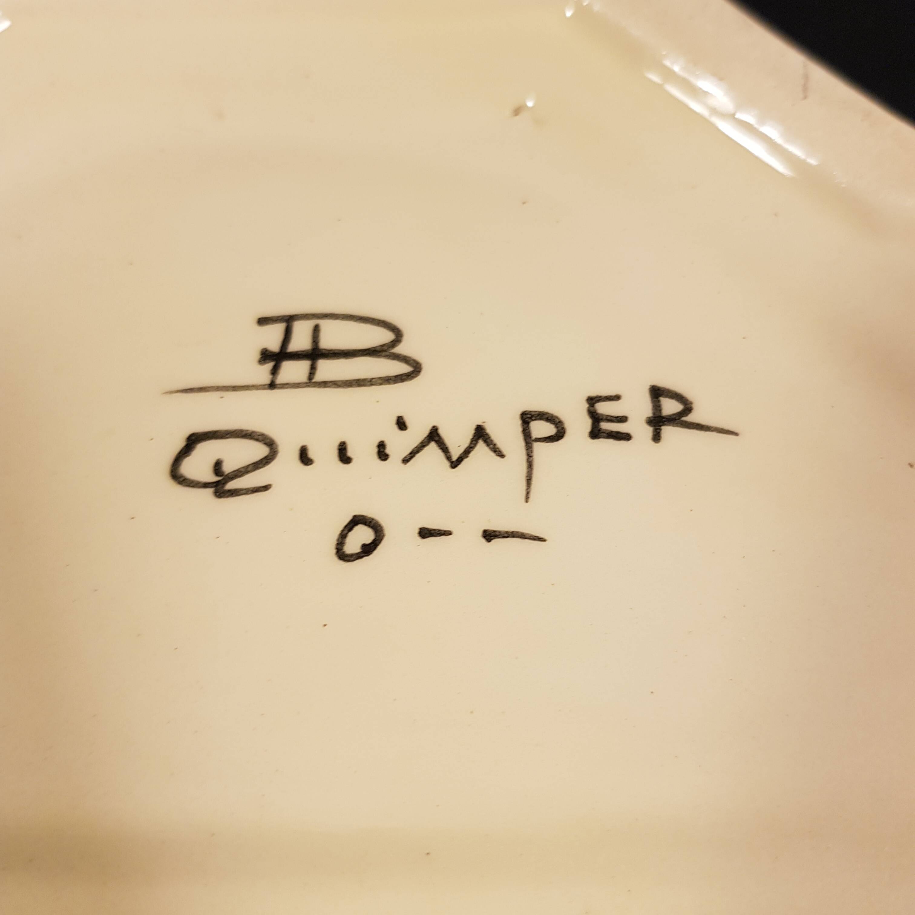 Henriot Quimper ashtray or pocket tray