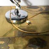 Luxo Lamp l-4 chrome metal lamp