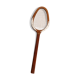 Raquette de jeu de paume, teck et acajou