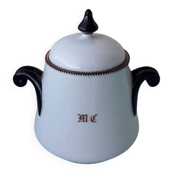 Sucrier en porcelaine