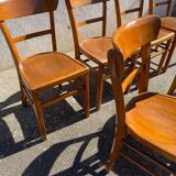 Set of 7 luterma bistro chairs