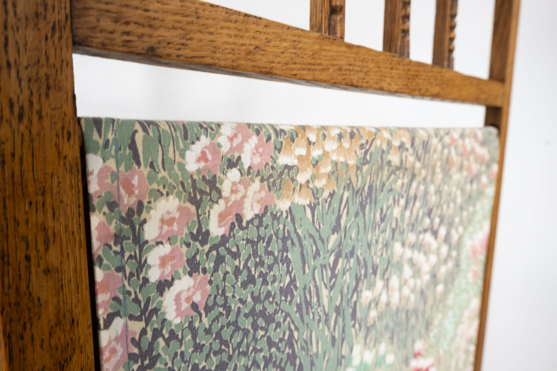 Art deco oak folding screen dutch