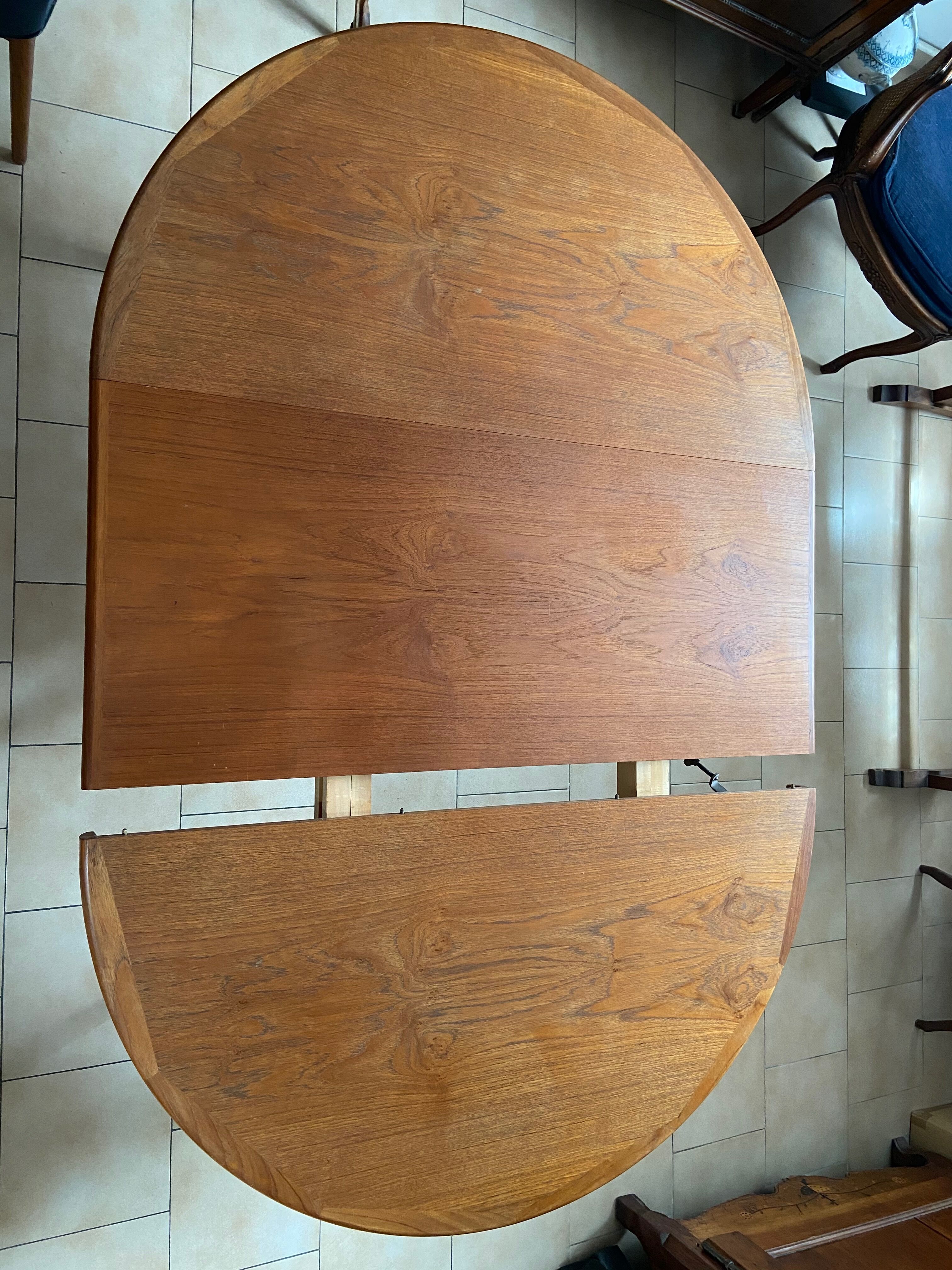 Danish teak-VV dining table Møbler Spøttrup -Vintage 1960s